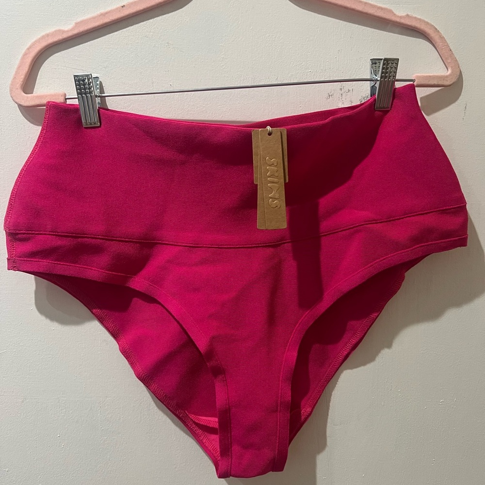 Skims knit high waist bikini bottom